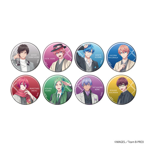『B-PROJECT~熱烈*ラブコール~』缶バッジ 02/BOX02 ブラインド(全8種)(描き下ろしイラスト)